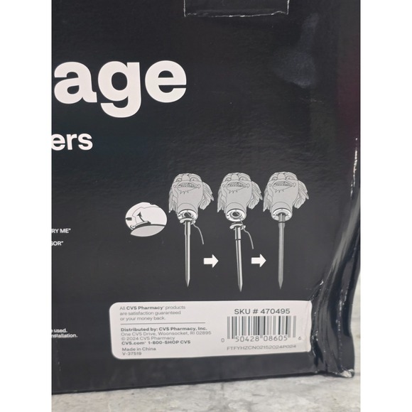 Spooky‎ Village Clown Pathway Markers Lights, Noises, Sound Activated NIB VIDEO - Picture 11 of 11